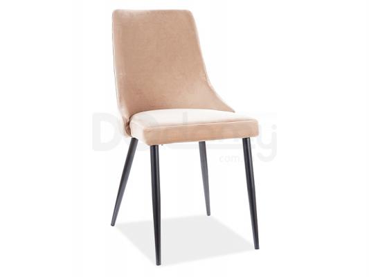 Стілець SIGNAL PIANO B VELVET Беж, фото 1