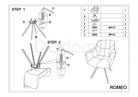 Крісло Signal ROMEO Зелений, фото 2