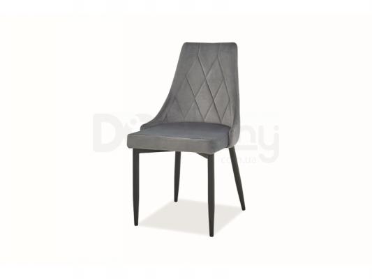 Крісло Signal TRIX B VELVET Сірий, фото 1