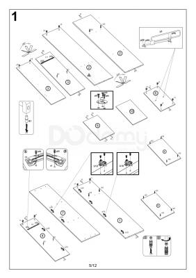Прихожая Signal P-006 Дуб / Белый матовый, фото 6