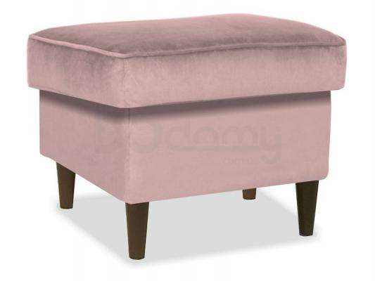 Пуф Signal RON K VELVET Рожевий 52 / венге, фото 1