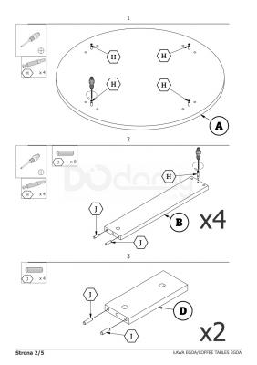Журнальний столик SIGNAL Egoa 65, фото 3