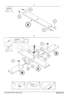 Журнальний столик SIGNAL Egoa 65, фото 4