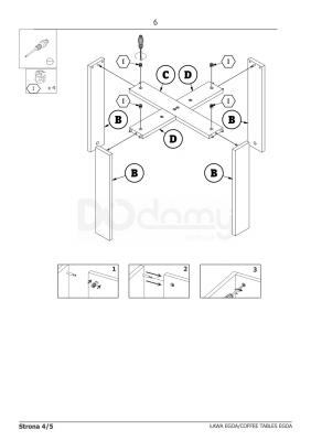 Журнальний столик SIGNAL Egoa 65, фото 5