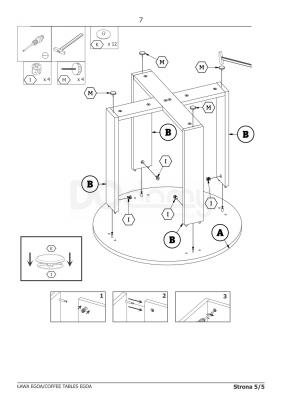 Журнальний столик SIGNAL Egoa 65, фото 6