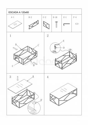 Журнальный столик Signal ESCADA A II, фото 2