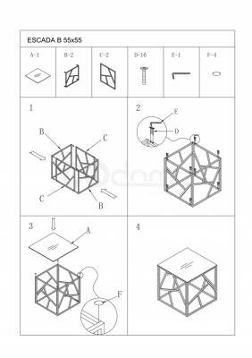 Журнальний столик Signal ESCADA B II, фото 2