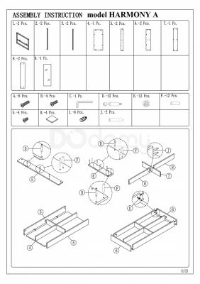Журнальный столик SIGNAL HARMONY A, фото 2