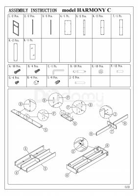 Журнальний столик SIGNAL KONSOLKA HARMONY C, фото 2