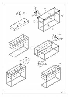 Журнальний столик SIGNAL KONSOLKA HARMONY C, фото 3