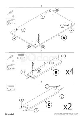 Журнальний столик SIGNAL Marea, фото 3