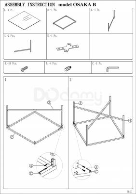 Журнальний столик SIGNAL OSAKA B, фото 2