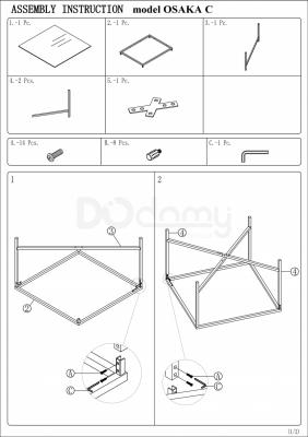 Журнальный столик SIGNAL OSAKA C, фото 2