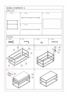 Журнальный столик SIGNAL SYMPHONY A, фото 2