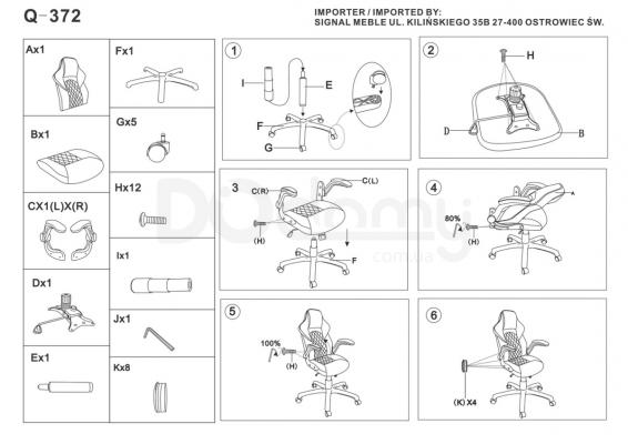 Офисный стул Signal Q-372, фото 2