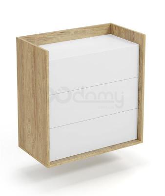 Комод Halmar MOBIUS 3S белый, фото 1