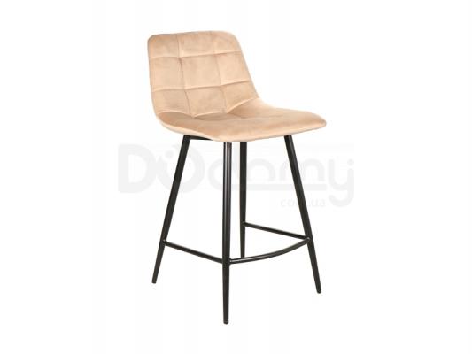 Напівбарний стілець Signal Mila H-2 Velvet Беж, фото 1