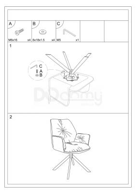 Крісло SIGNAL BOOGIE II VELVET Беж, фото 2