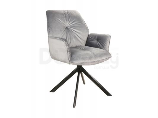 Кресло SIGNAL BOOGIE II VELVET Серый, фото 1
