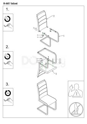 Крісло SIGNAL H-441 VELVET Беж, фото 3