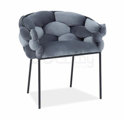 Кресло SIGNAL NORTE VELVET Серый, фото 1