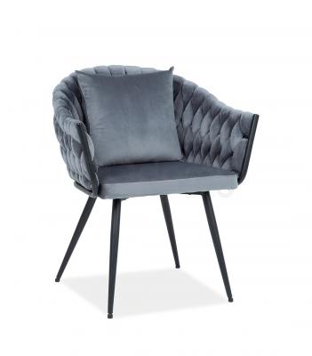 Крісло SIGNAL NUVO VELVET Сірий, фото 1