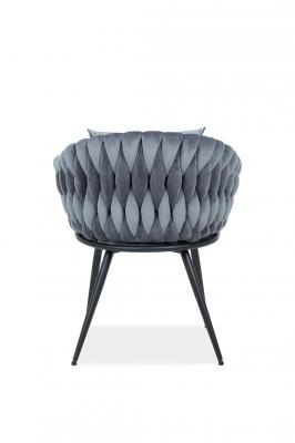 Крісло SIGNAL NUVO VELVET Сірий, фото 3