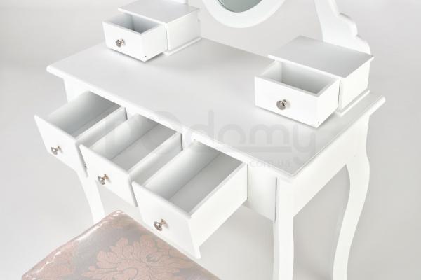 Туалетный столик с табуретом Halmar SARA Белый, фото 5