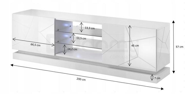 Тумба ТВ CAMA QIU 200 Белый, фото 3