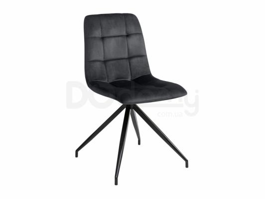 Крісло DODOMY Natty VEL чорний, фото 1