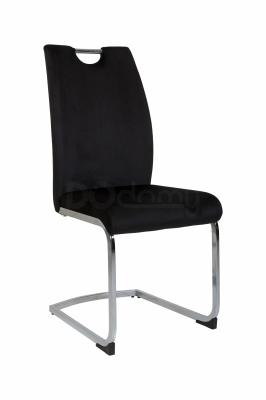 Крісло DODOMY Sanna Velvet чорний, фото 1