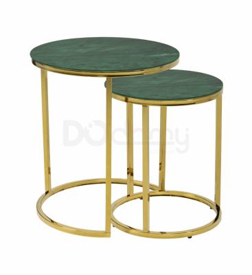 Комплект журнальних столиків DODOMY Lux Зелений, фото 1