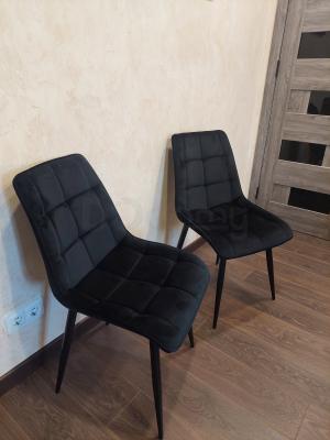 Стілець SIGNAL Chic Velvet чорний, фото 3