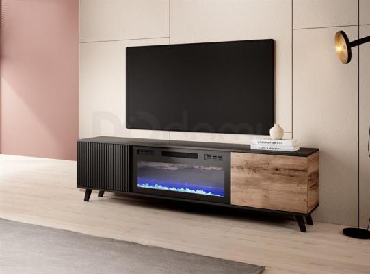 Тумба под телевизор Halmar RRANDOM RTV-180K дуб один/черный, фото 1