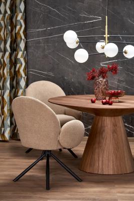 Крісло Halmar K-498 поворотне бежевий, фото 2