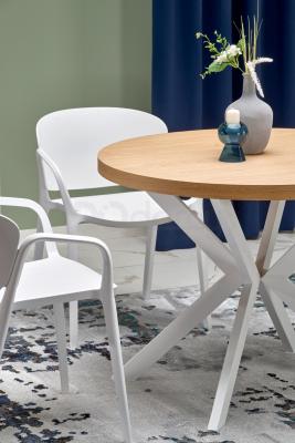 Раскладной стол Halmar PERONI Дуб Золотой/Белый, фото 2