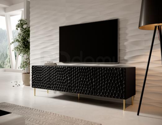Тумба ТВ CAMA HOLE 190 чорний  мат, фото 1