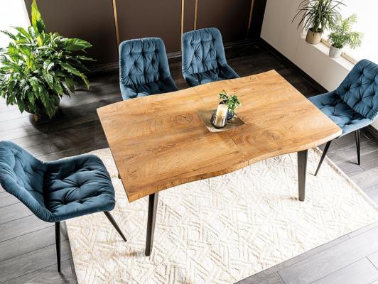 Стіл Signal FRESNO 120(180)X80 дуб артизан/чорний, фото 2