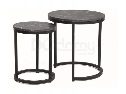 Комплект журнальных столиков SIGNAL HOLA Черный / Черный, фото 1