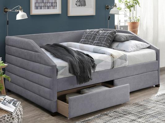 Кровать SIGNAL NADIA VELVET 120 Серый, фото 1