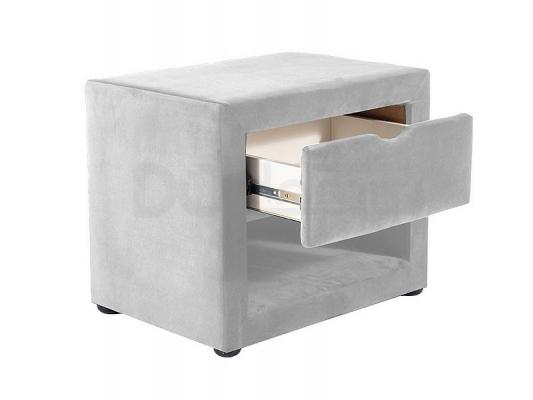 Прикроватная тумба SIGNAL ET-001 VELVET Светло-серый BLUVEL 03, фото 1