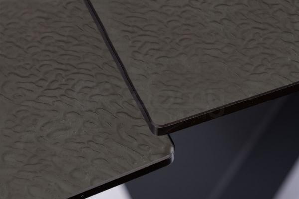Стіл Signal Salvadore Melted Glass чорний мат, фото 2