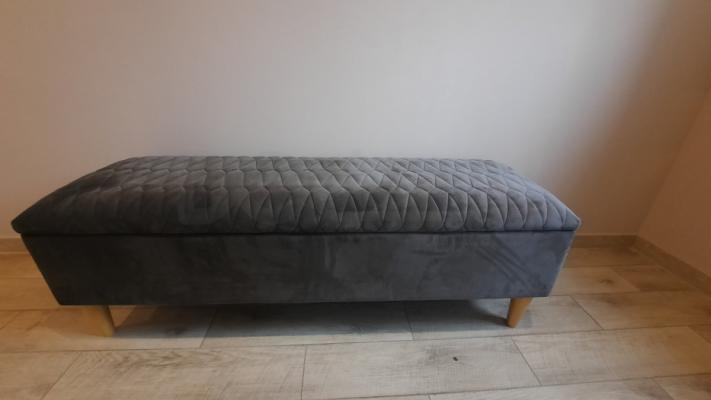 Пуф Signal сундук Azurro Velvet Серый, фото 3