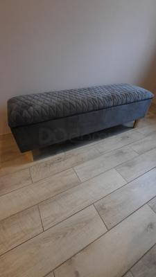 Пуф Signal сундук Azurro Velvet Серый, фото 4