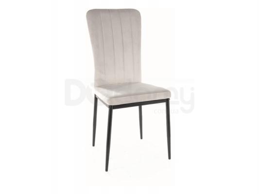 Стул SIGNAL VIGO VELVET Светло-серый (BLUVEL 03), фото 1