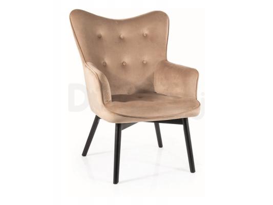 Крісло SIGNAL CARMEN VELVET Бежевий BLUVEL 28, фото 1