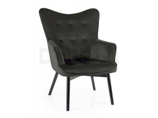 Крісло SIGNAL CARMEN VELVET Чорний BLUVEL 19, фото 1
