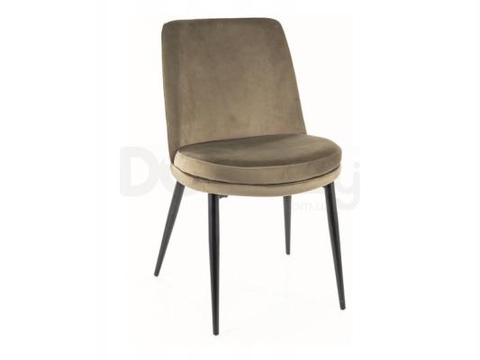 Кресло SIGNAL KAYLA VELVET Оливковое BLUVEL 77, фото 1