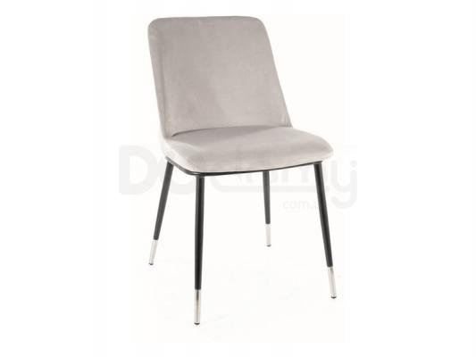 Стілець SIGNAL JILL VELVET Світло-сірий BLUVEL 03, фото 1