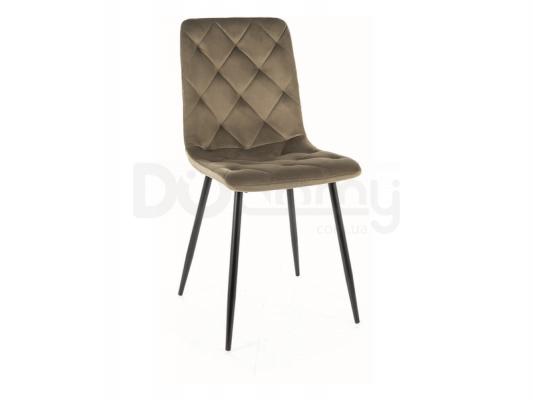 Стілець SIGNAL JERRY VELVET Оливковий BLUVEL 77, фото 1